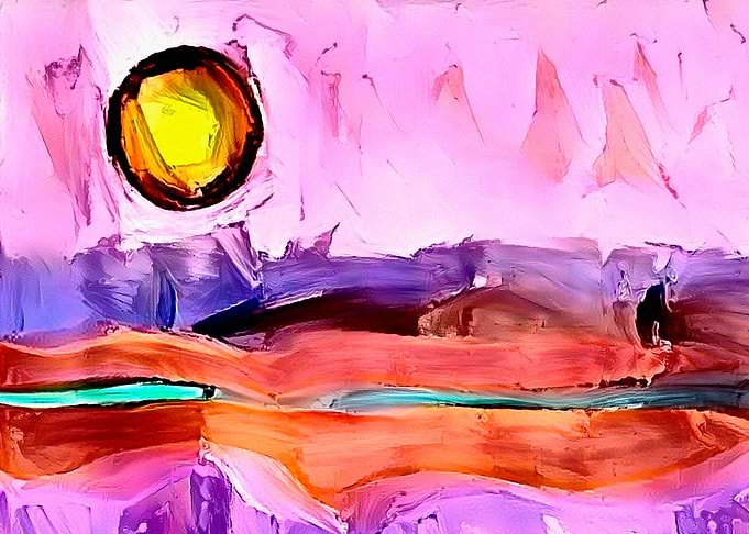 Abstract Sunset