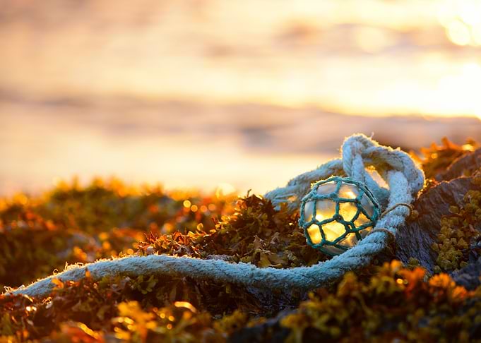 Sunset Glass Ball