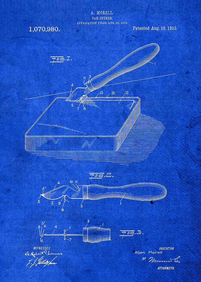 Can Opener Patent