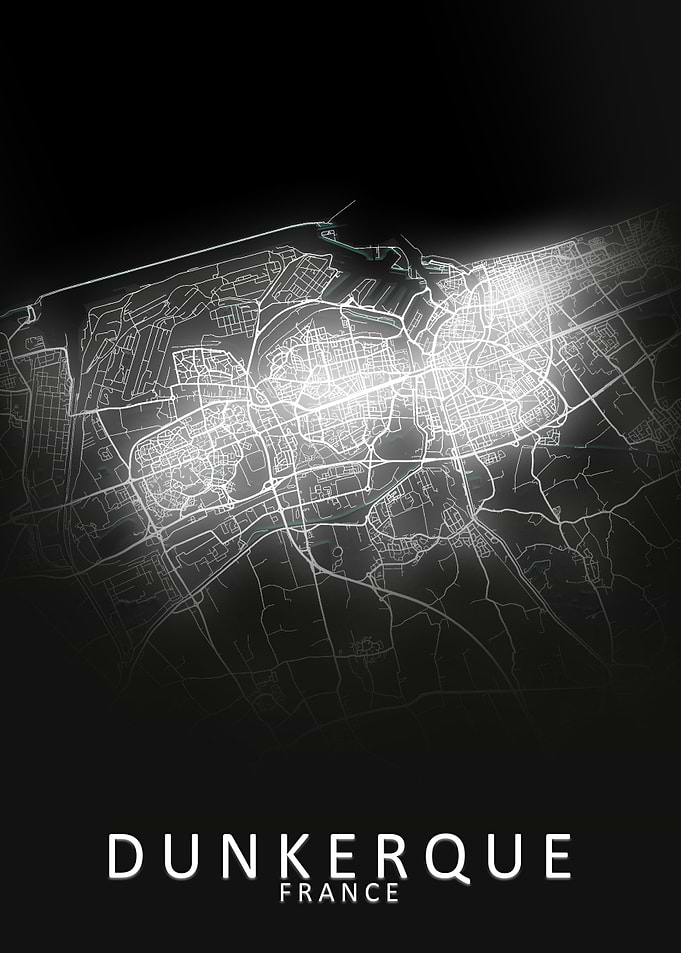 Dunkerque France City Map