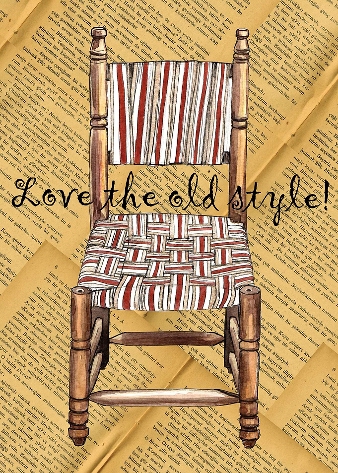 Old wooden chair