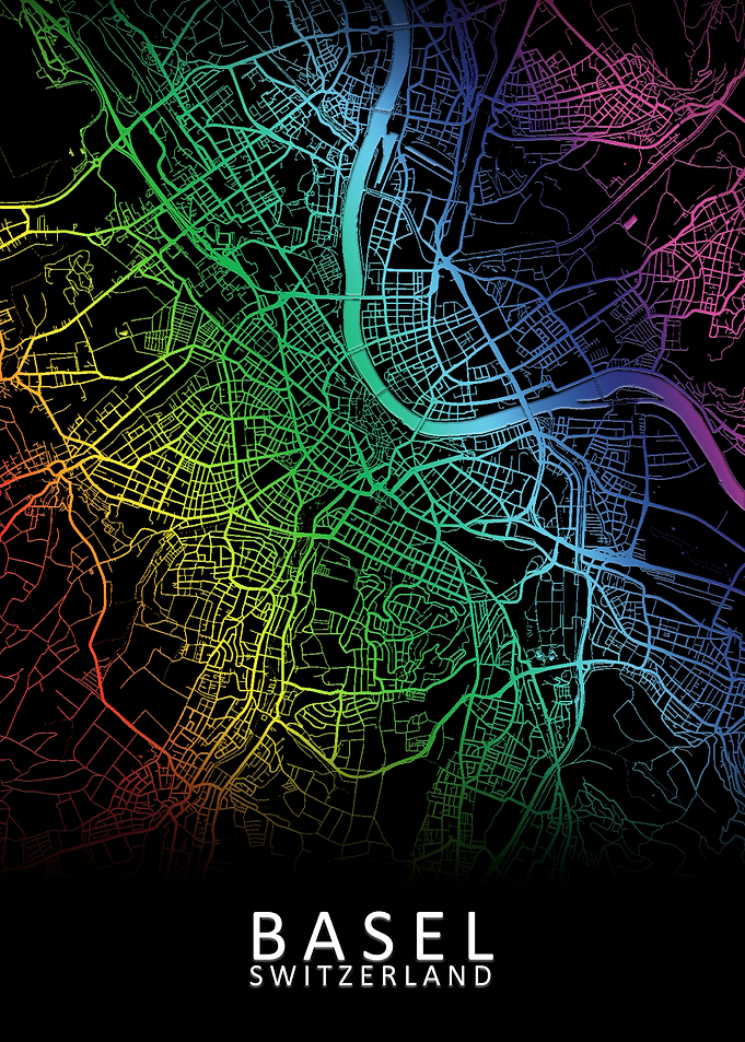 Basel Switzerland City Map