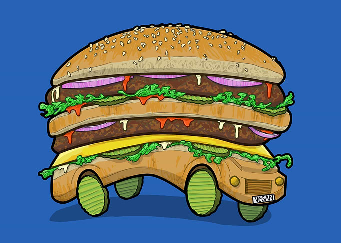 Vegan Doubledecker