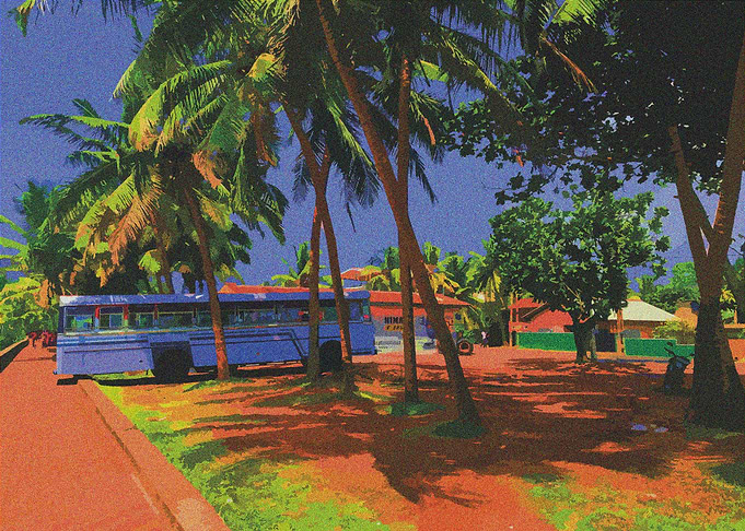 Bus on the Beach