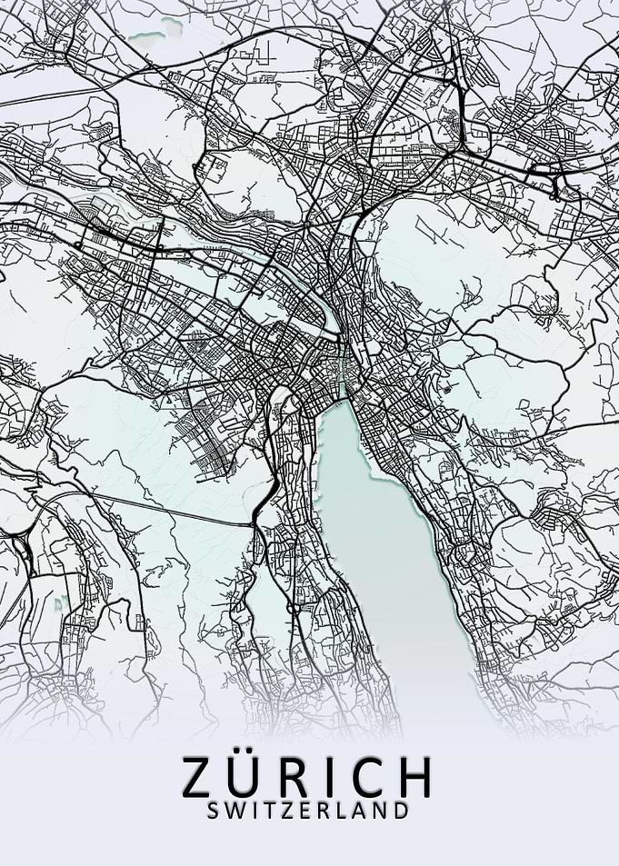 Zurich Switzerland Map