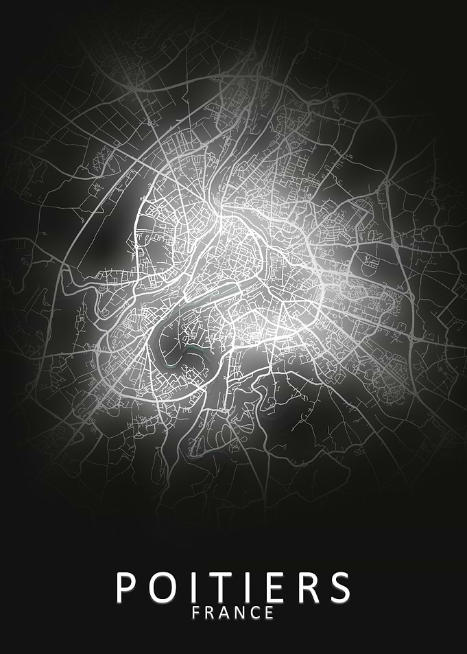 Poitiers France City Map