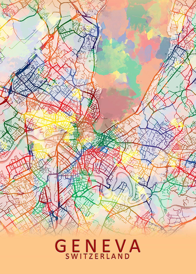 Geneva Switzerland Map