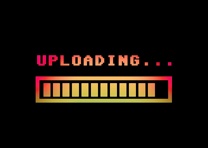 Uploading progress bar