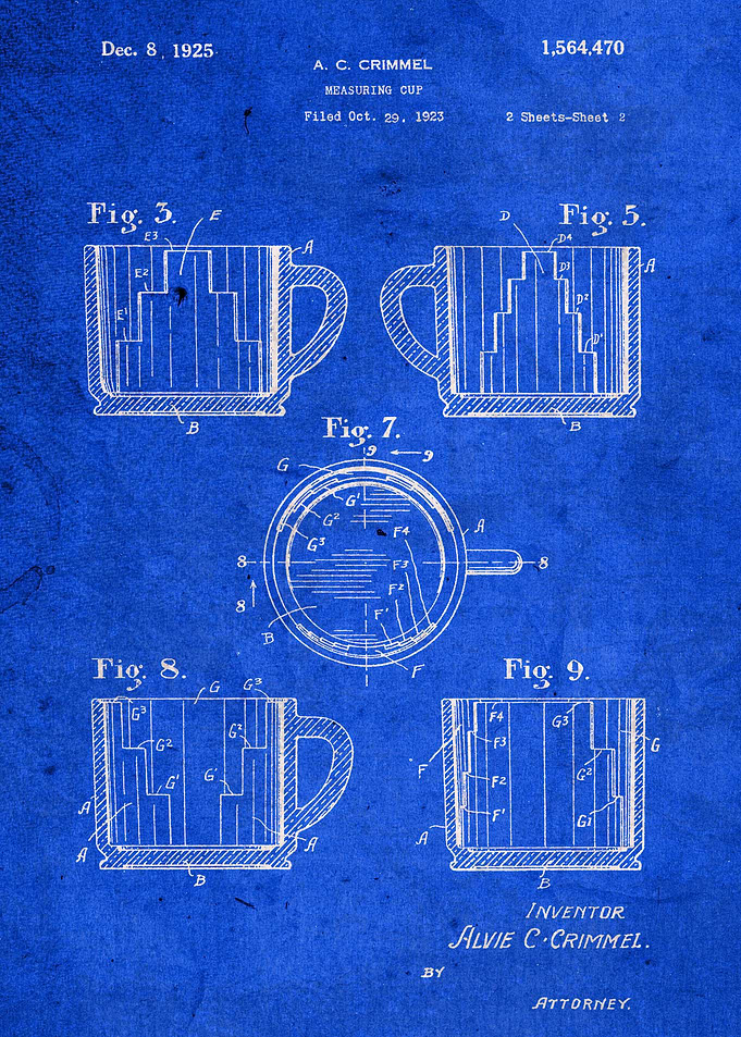 Measuring Cup Patent