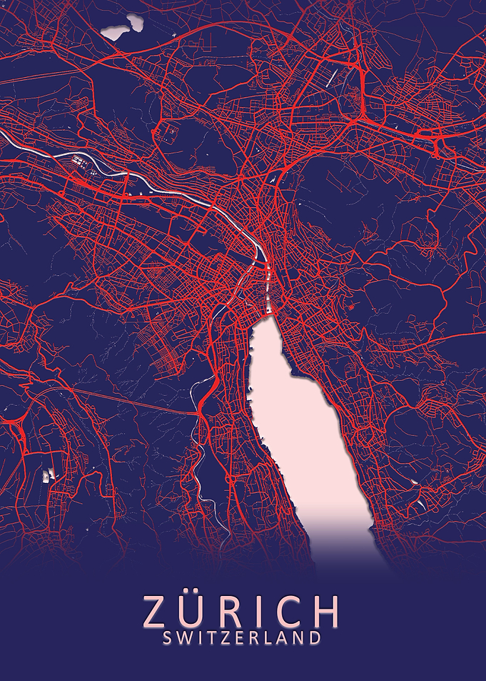 Zurich Switzerland Map