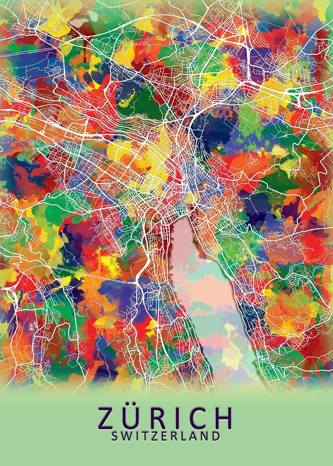 Zurich Switzerland Map