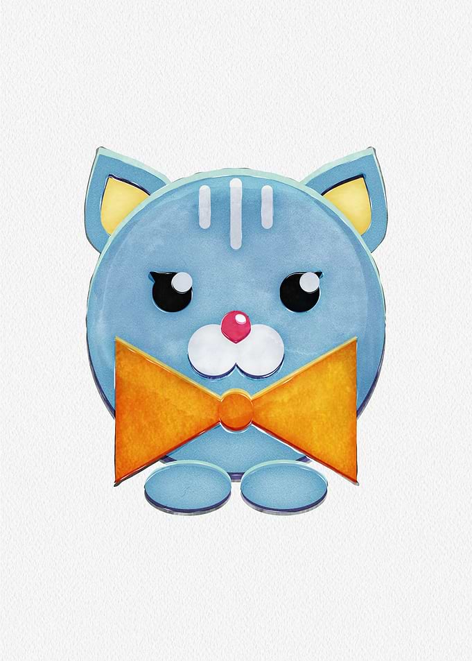 Cute cat kitten