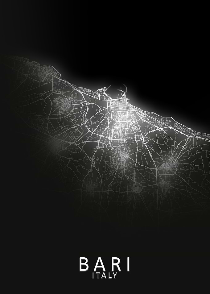 Bari Italy City Map