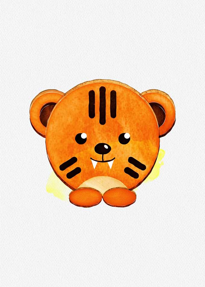 Cute Baby Tiger