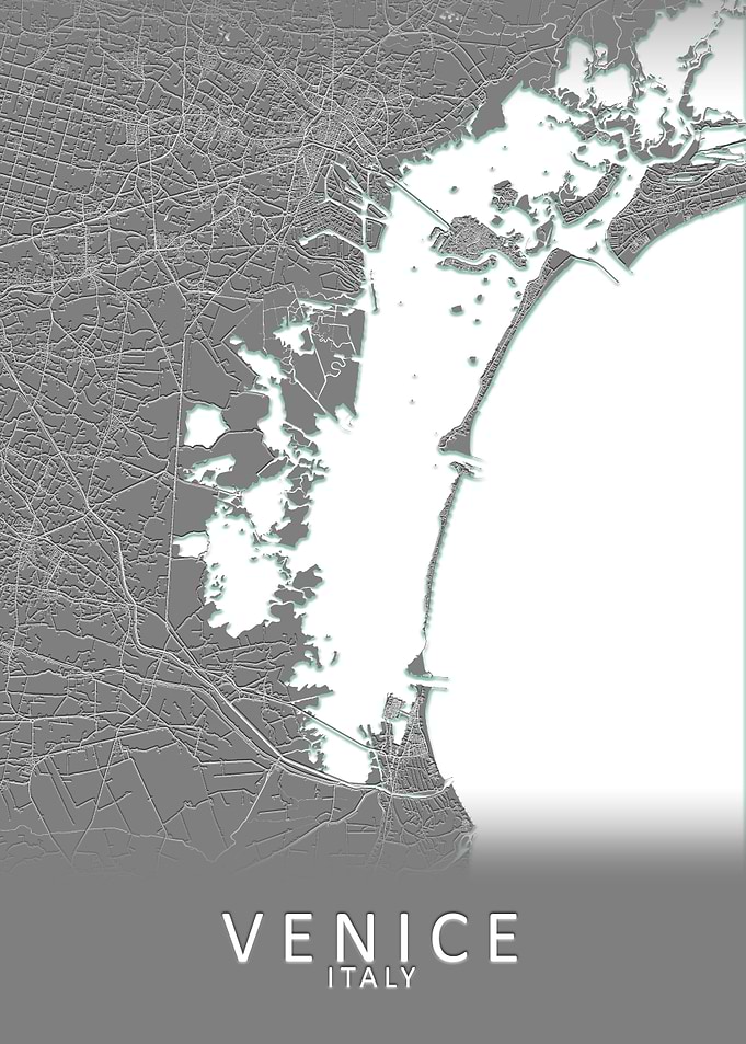 Venice Italy City Map