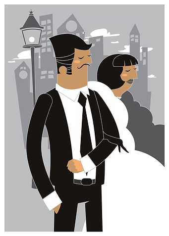 Couple in Black and White