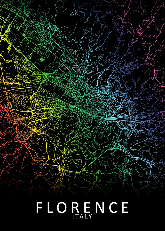 Florence Italy City Map