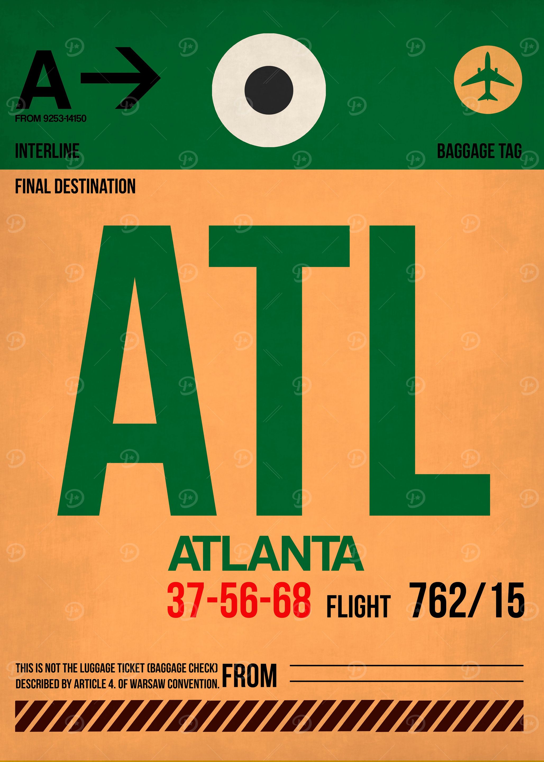 ATL Luggage Tag