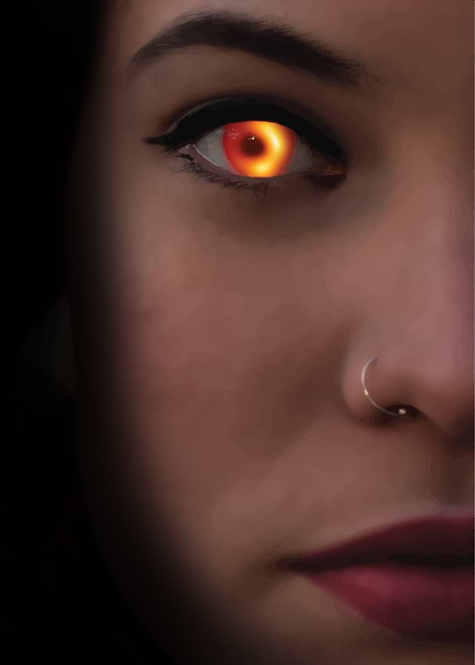 Black hole eye