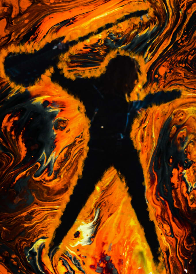 Guitarist on Fire