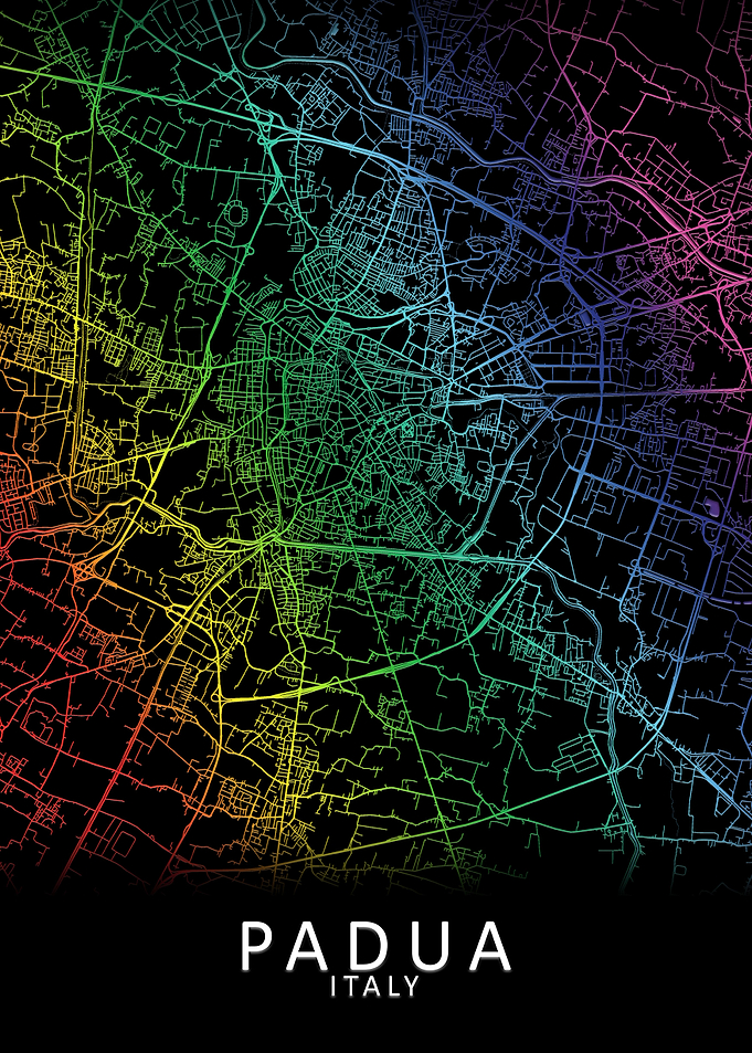 Padua Italy City Map