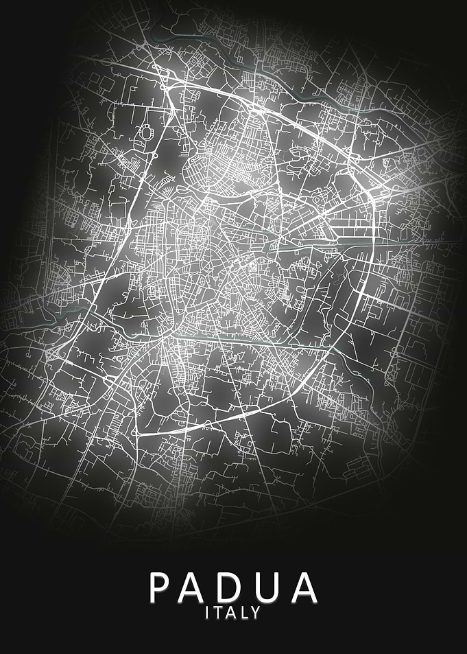 Padua Italy City Map