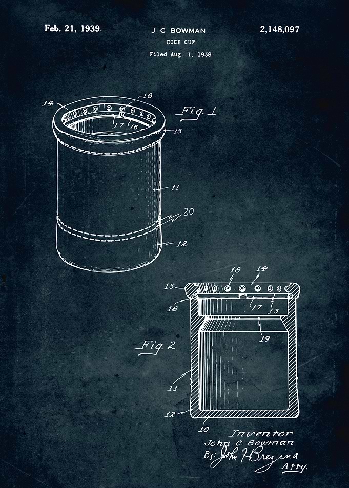No476 Dice cup