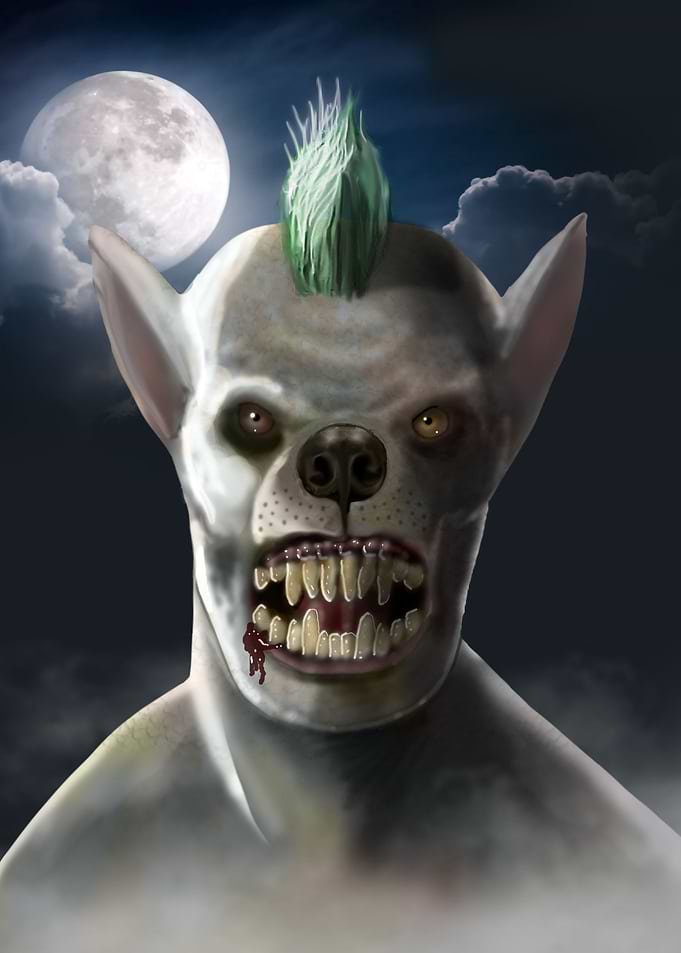 Pit Bull Werewolf