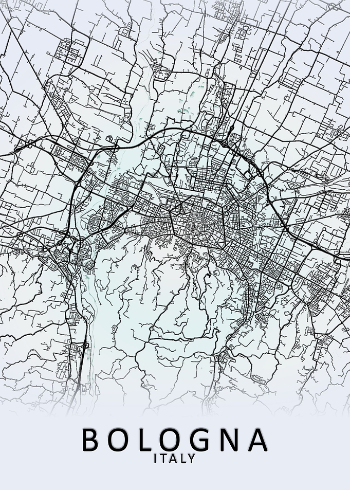 Bologna Italy City Map