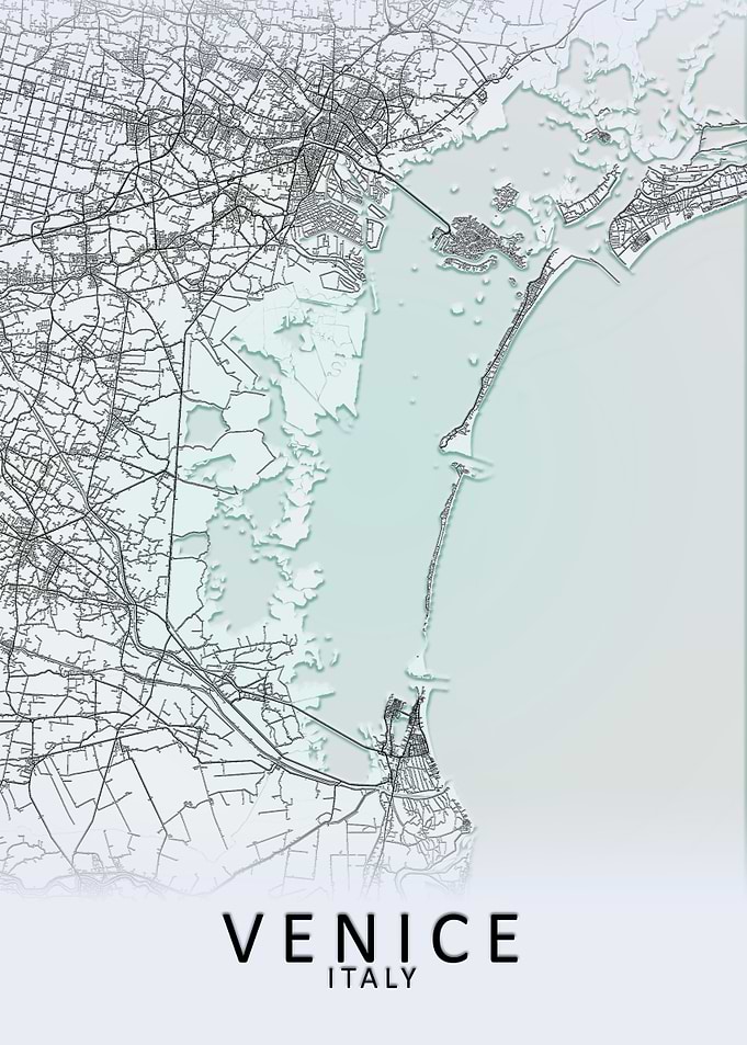 Venice Italy City Map