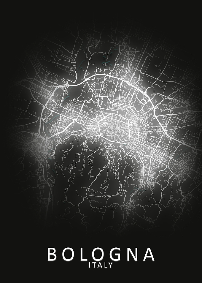 Bologna Italy City Map