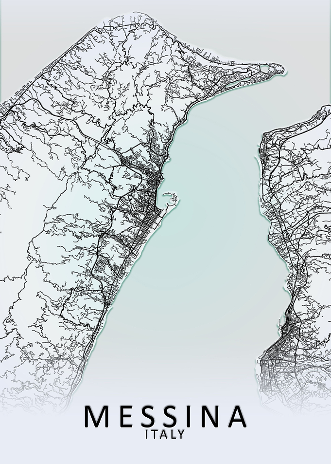Messina Italy City Map