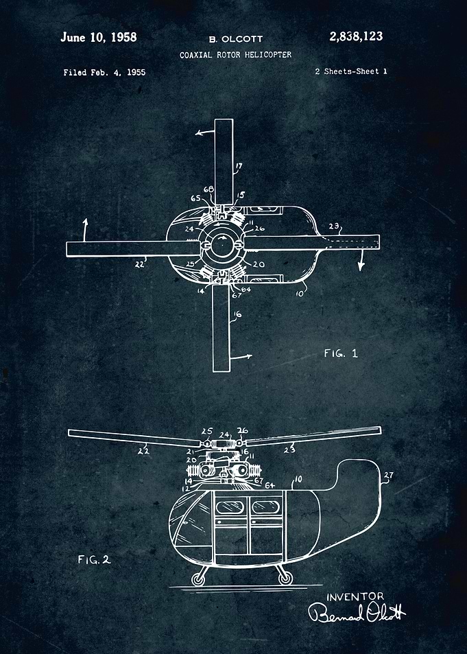 No446 Coaxial helicopter