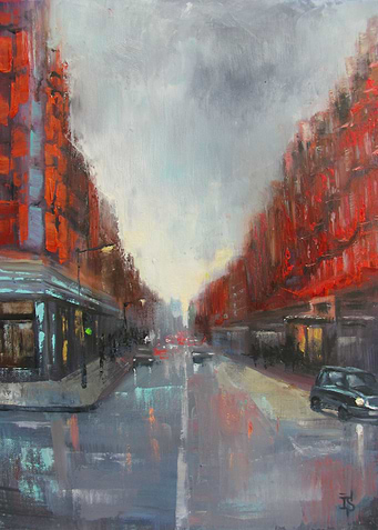London drizzling
