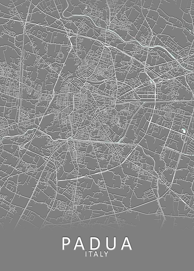 Padua Italy City Map