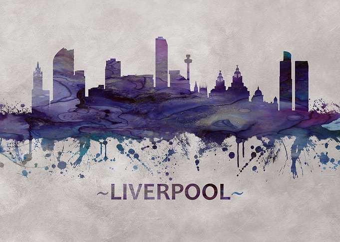 Liverpool England skyline
