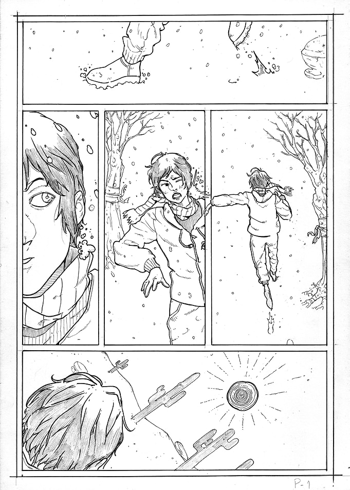 Running in the snow