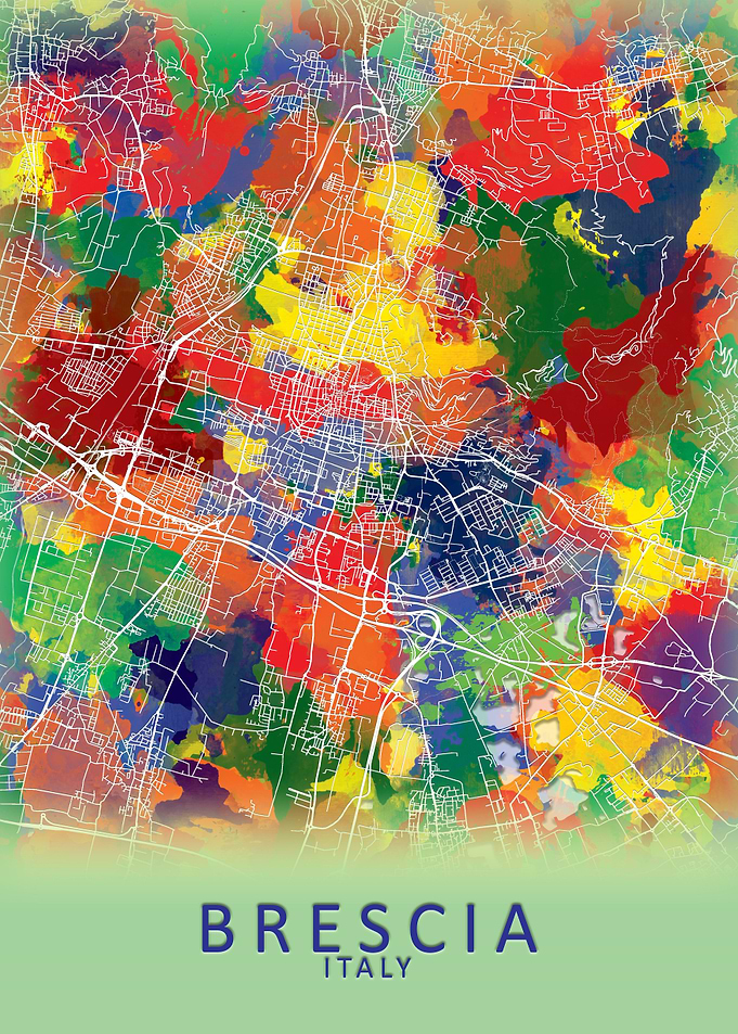 Brescia Italy City Map