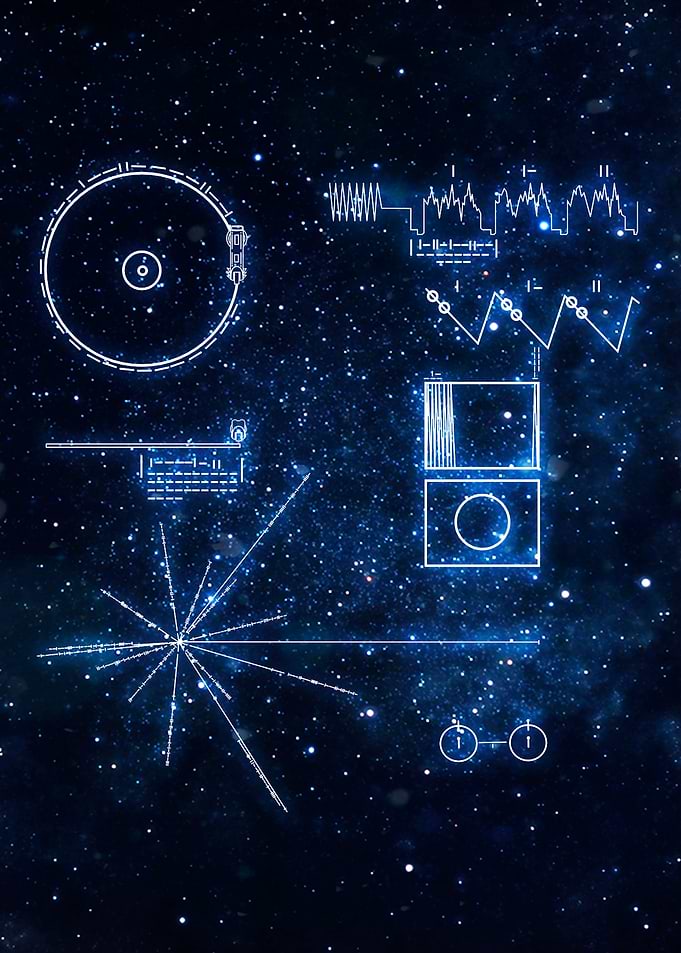 Voyager 1 beyond the stars