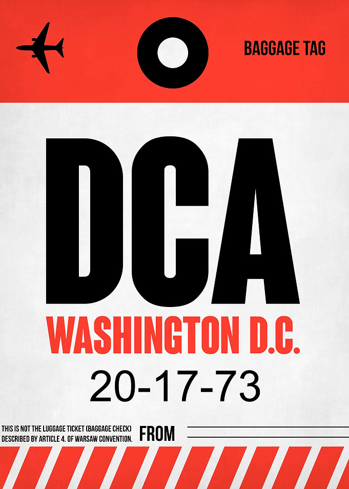 DCA Luggage Tag