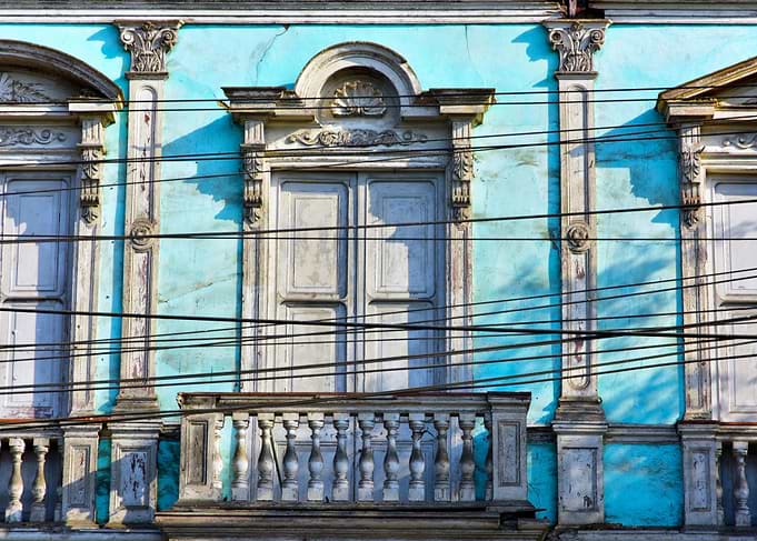 Blue house