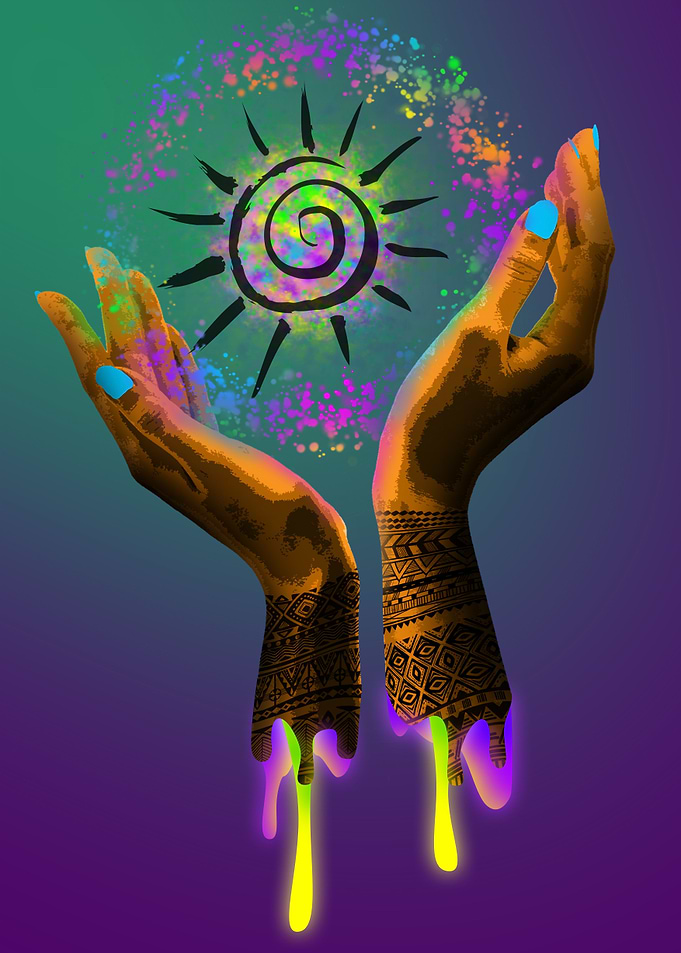 Dripping Hands