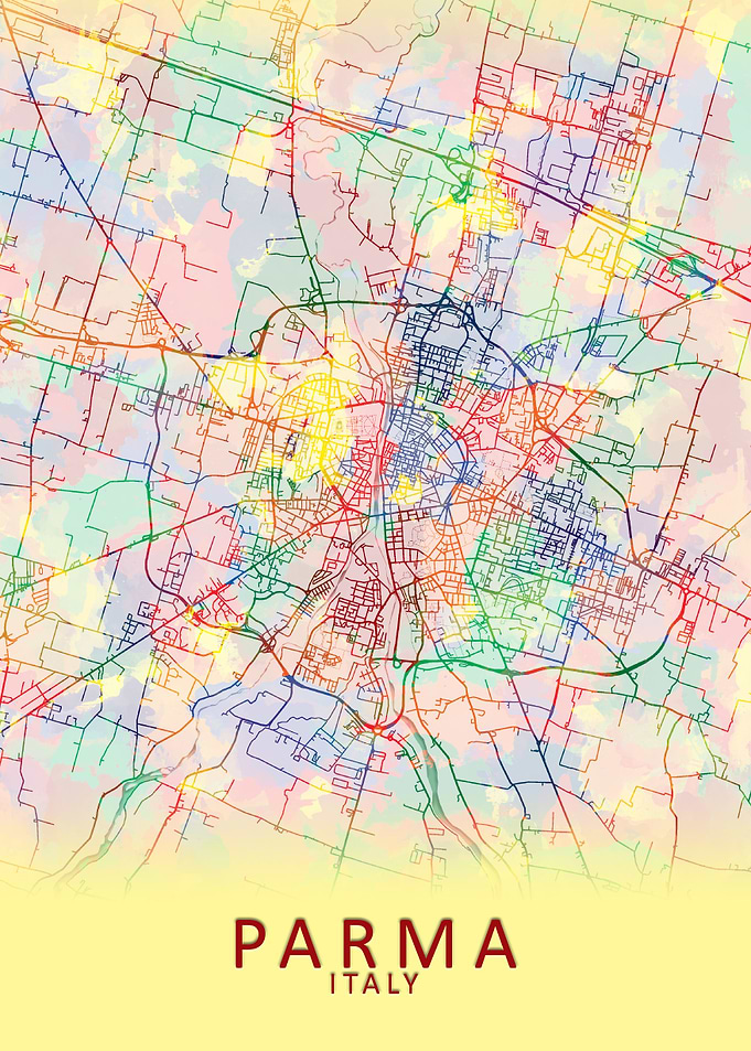 Parma Italy City Map