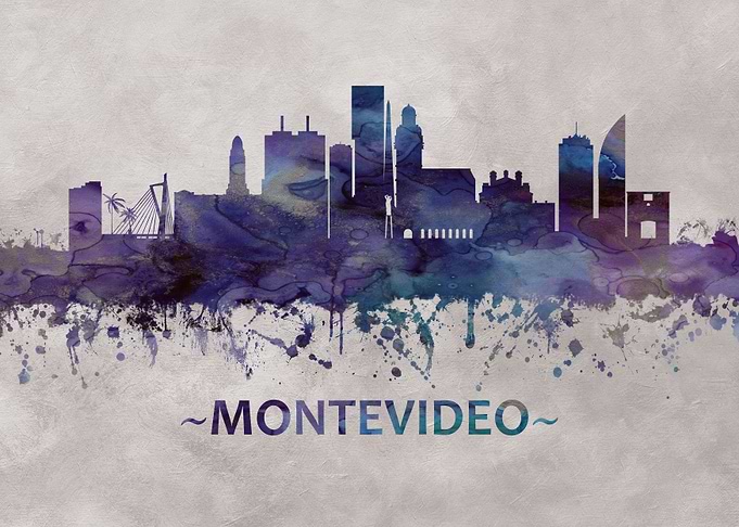 Montevideo Uruguay skyline