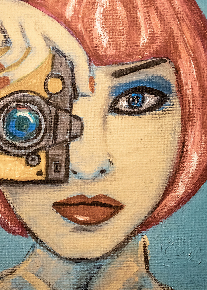 Girl with camera