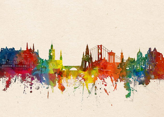edinburgh watercolor
