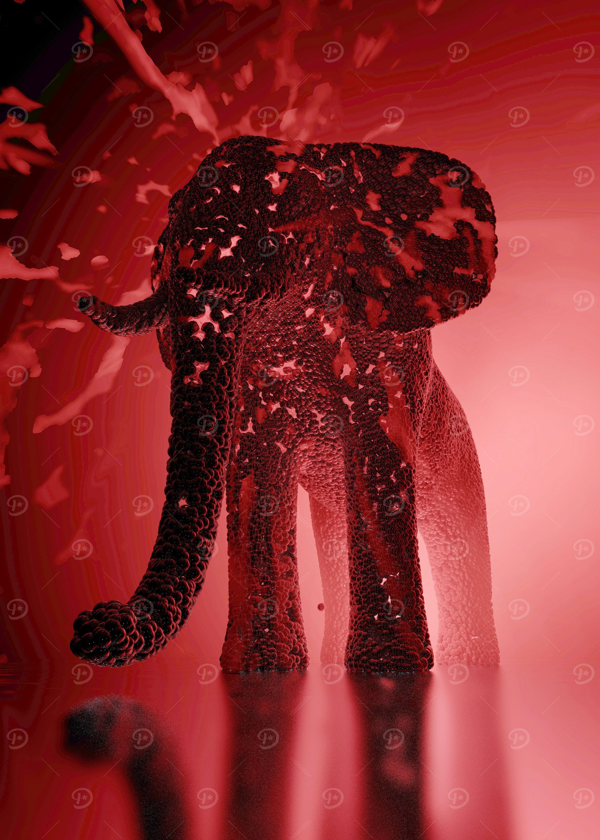 Abstract elephant 46