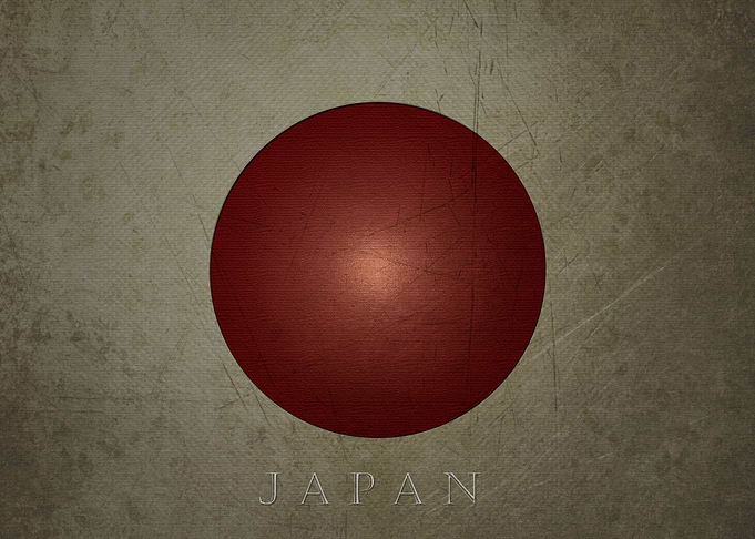 the flag of japan