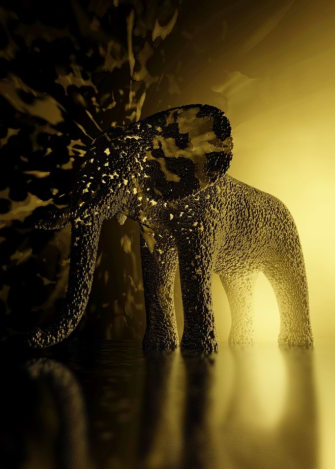 Abstract elephant 14