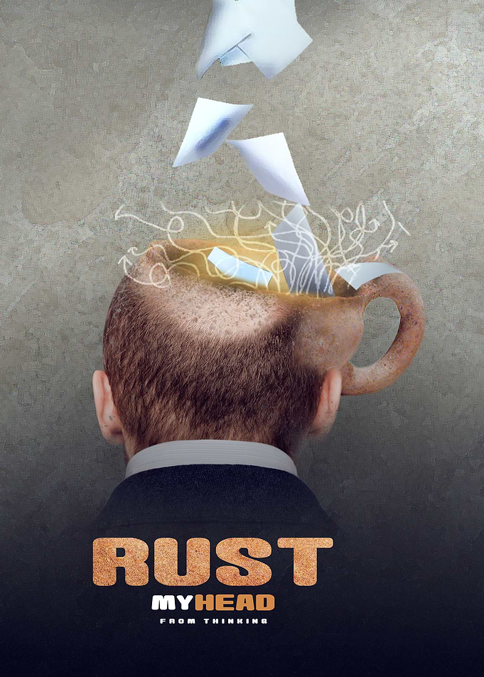 My head rusts